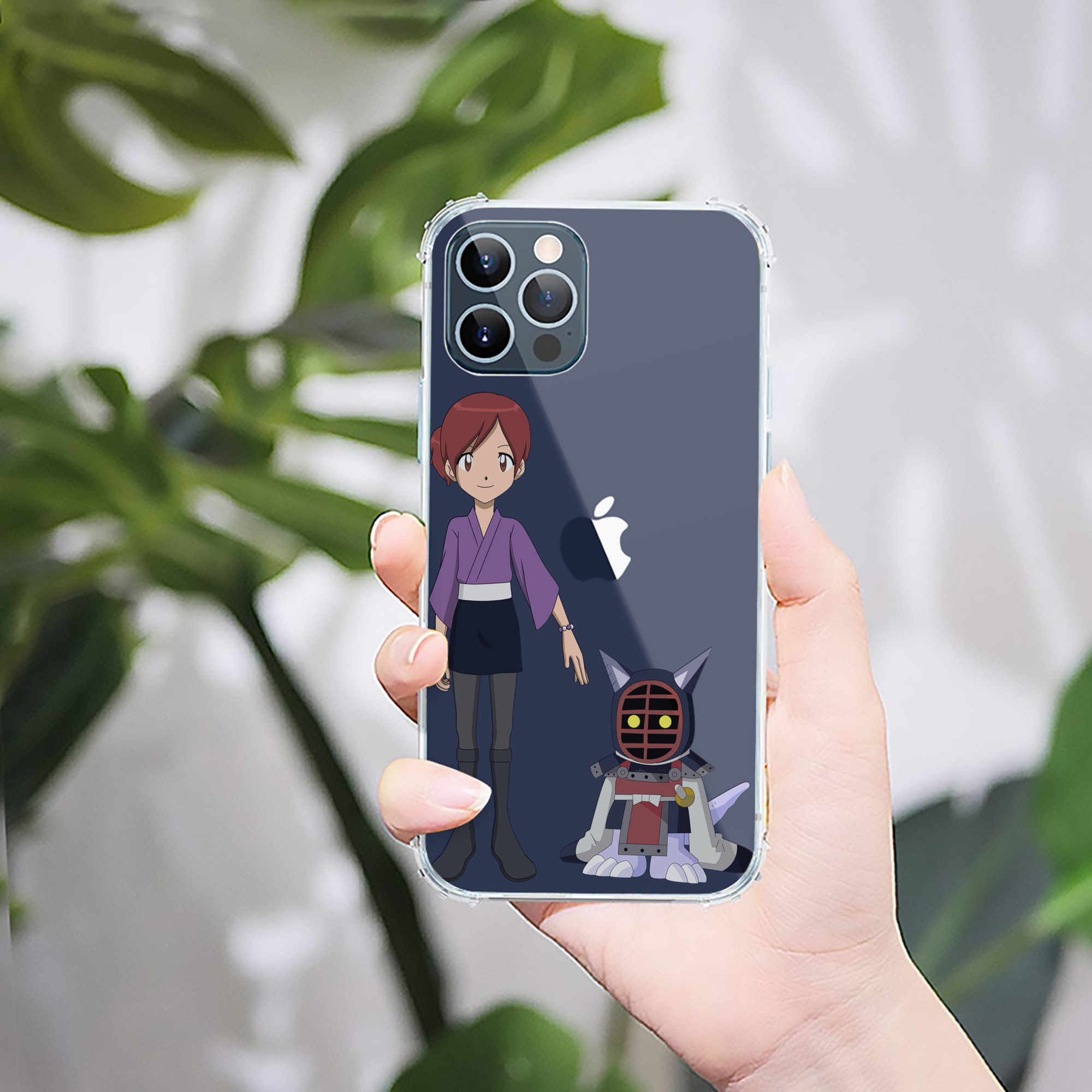 （画像用） Digimon デジタルモンスター/デジモン 【iPhone 12シリーズ対応】透明スマホケース（クリアソフトケース）